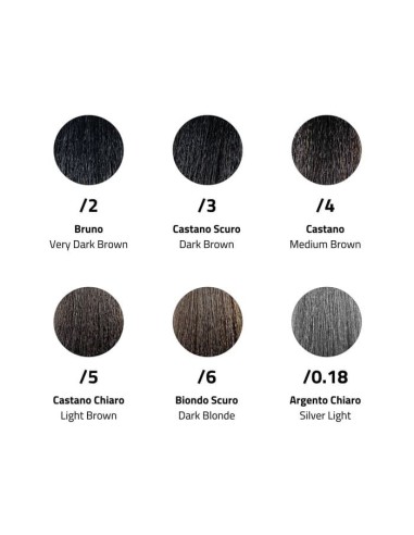 Lisap Dandy Hair Color for men crema colorante per capelli senza ammoniaca 4 castano 60 ml