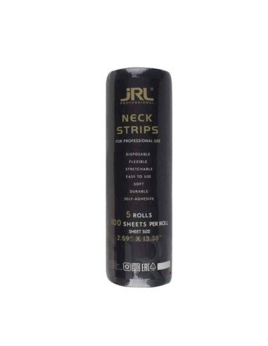Jrl Professional Carta Collo monouso neck strip 5 rotoli black