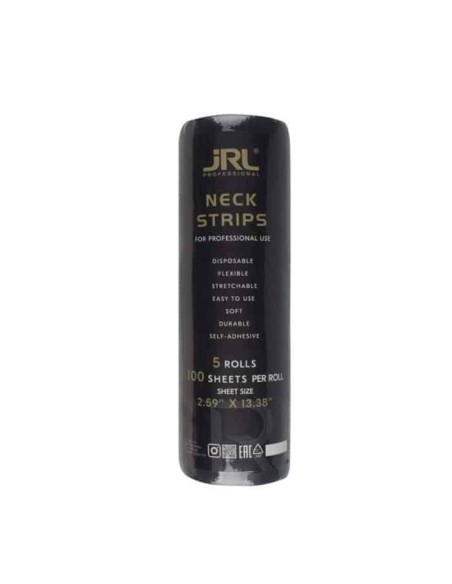 Jrl Professional Carta Collo monouso neck strip 5 rotoli black