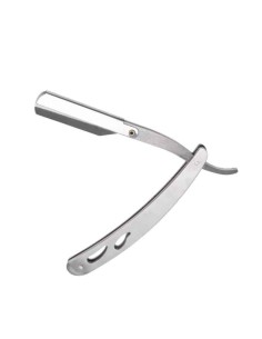 Estas Rasoio barber mezza lama con manico acciaio