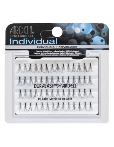 Ardell Ciglia finte a ciuffetto individual medium black con nodo conf. 56 pz
