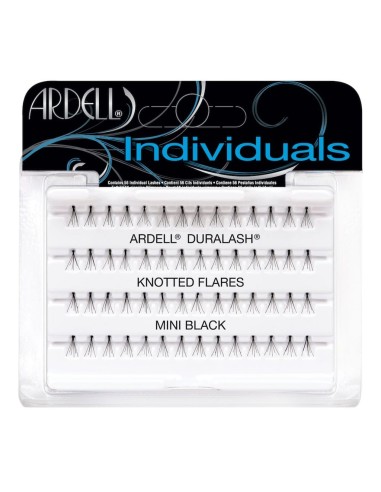 Ardell Ciglia finte a ciuffetto individual mini black con nodo conf. 56 pz