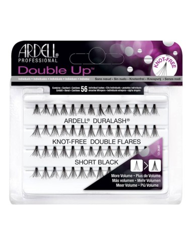 Ardell Double Up Ciglia finte a ciuffetti senza nodo short black conf. 56 pz