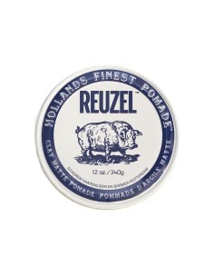 Reuzel Clay Matte Pomade Opaca idrosolubile tenuta forte 340 g