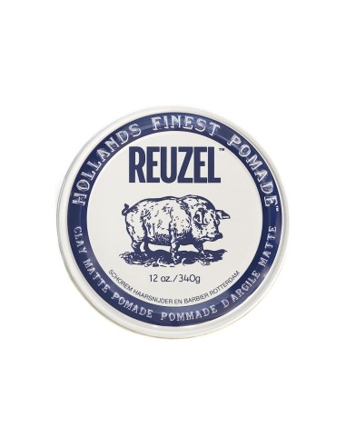 Reuzel Clay Matte Pomade Opaca idrosolubile tenuta forte 340 g