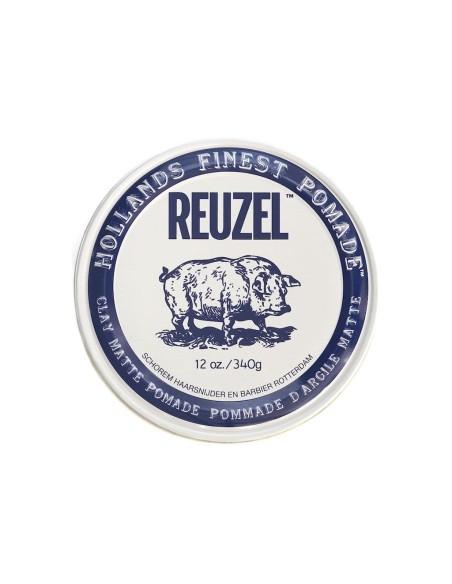 Reuzel Clay Matte Pomade Opaca idrosolubile tenuta forte 340 g