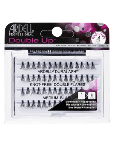 Ardell Double Up Ciglia finte a ciuffetti senza nodo long black conf. 56 pz