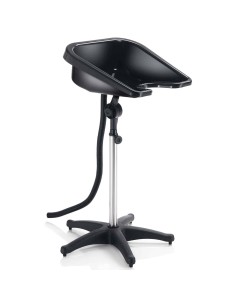 Xanitalia Pro Lavatesta portatile luxury square con piede regolabile e scarico
