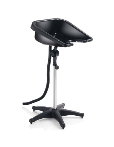 Xanitalia Pro Lavatesta portatile luxury square con piede regolabile e scarico