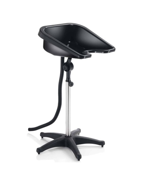 Xanitalia Pro Lavatesta portatile luxury square con piede regolabile e scarico