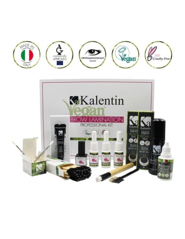 Kalentin Kit king laminazione-tinta sopracciglia (30 applicazioni)