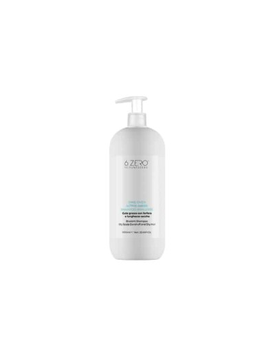 6.ZERO Take Over Active Shampoo bivalente cute grassa con forfora e lunghezze secche 1000 ml