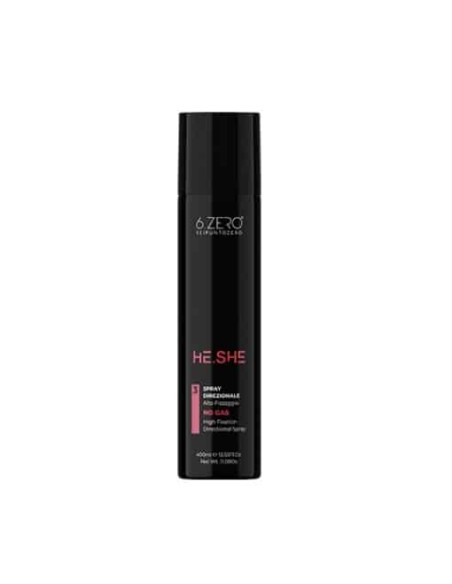 6.ZERO He.she Lacca ecologica direzionale alto fissaggio no gas 400 ml
