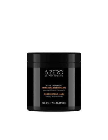 6.ZERO Herbe Treatment Maschera rigenerante per capelli secchi ed opachi 1000 ml