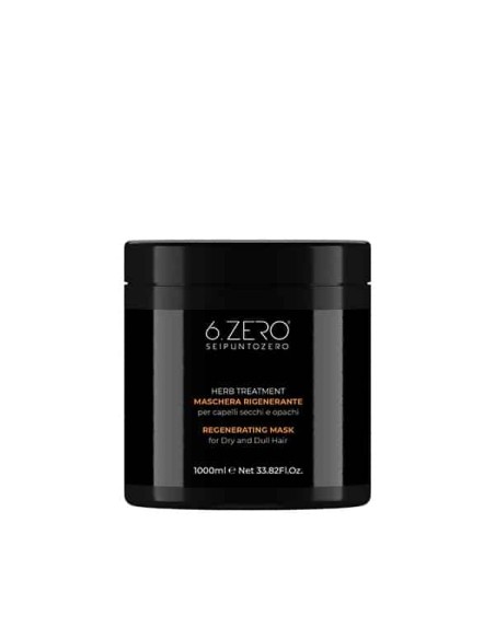 6.ZERO Herbe Treatment Maschera rigenerante per capelli secchi ed opachi 1000 ml