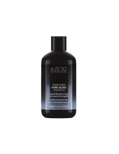6.ZERO Take Over Pure Silver shampoo antigiallo 300 ml