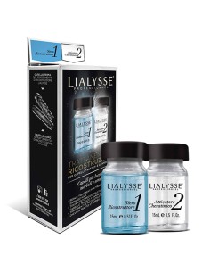 Lialysse Trattamento di ricostruzione per capelli argan oil & keratin complex 2x15 ml