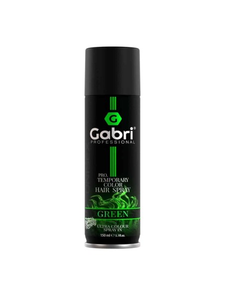 Gabri Professional Pro Tempoary Color hair spray lacca colorata spray 150 ml green