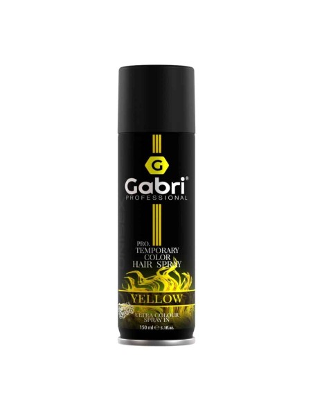 Gabri Professional Pro Tempoary Color hair spray lacca colorata spray 150 ml yellow