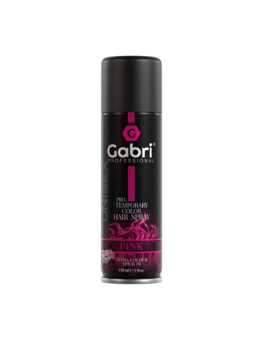 Gabri Professional Pro Tempoary Color hair spray lacca colorata spray 150 ml pink