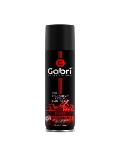 Gabri Professional Pro Tempoary Color hair spray lacca colorata spray 150 ml red