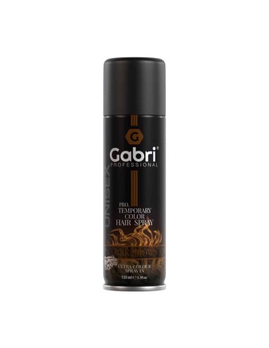 Gabri Professional Pro Tempoary Color hair spray lacca colorata spray 150 ml dark brown