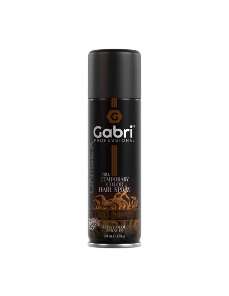 Gabri Professional Pro Tempoary Color hair spray lacca colorata spray 150 ml dark brown