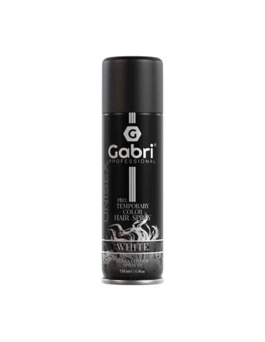 Gabri Professional Pro Temporary Color hair spray lacca colorata spray 150 ml white