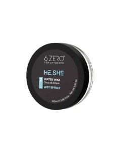 6.ZERO He.she Water Wax Cera ad acqua effetto bagnato 100 ml