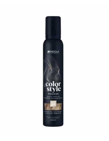 Indola Color Style Mousse 200 ml biondo beige