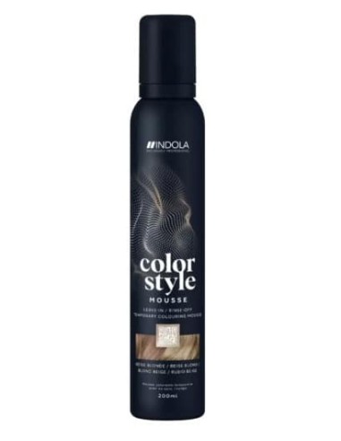 Indola Color Style Mousse 200 ml - biondo miele