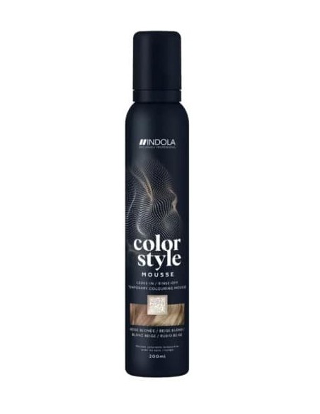 Indola Color Style Mousse 200 ml - biondo miele