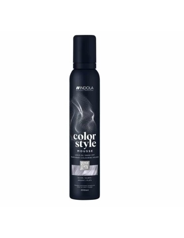 Indola Color Style Mousse 200 ml argento
