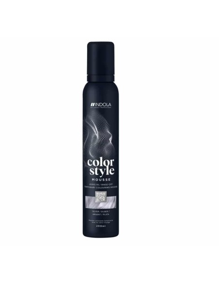 Indola Color Style Mousse 200 ml argento