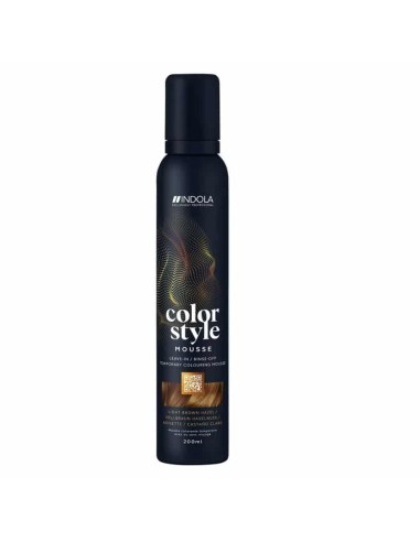 Indola Color Style Mousse 200 ml - castano chiaro