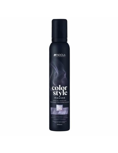 Indola Color Style Mousse 200 ml - argento lavanda