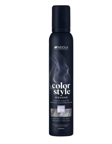 Indola Color Style Mousse 200 ml - grigio perla