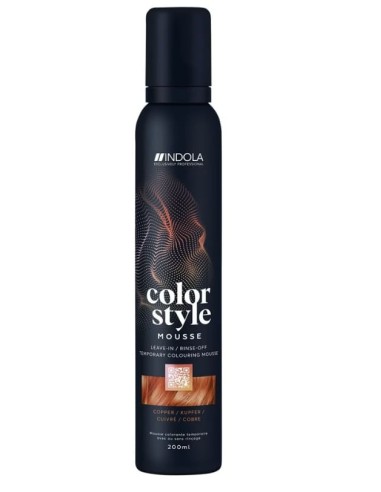 Indola Color Style Mousse 200 ml - rame