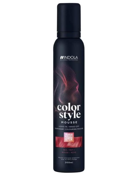 Indola Color Style Mousse 200 ml - rosso