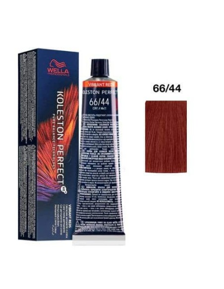 Wella Koleston Perfect Me+ 66/44 Biondo Scuro Intenso Rame Intenso Vibrant Reds 60 ml