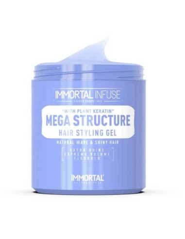 Immortal Mega Structure Hair Styling gel plant keratin 500 ml