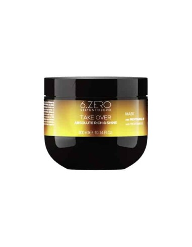 6.ZERO Take Over Absolute Rich&shine maschera capelli secchi e opachi 300 ml