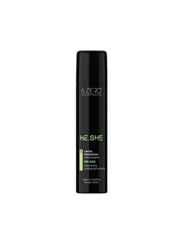 6.ZERO He.she Lacca ecologica voulizzante no gas 400 ml