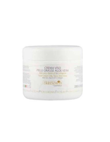 Skinsystem Crema viso pelli grasse aloe vera 250 ml