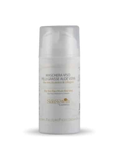 Skinsystem Maschera viso aloe vera pelli grasse 100 ml
