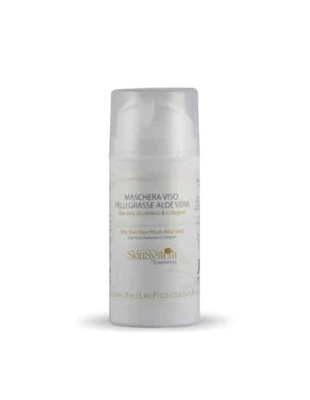 Skinsystem Maschera viso aloe vera pelli grasse 100 ml