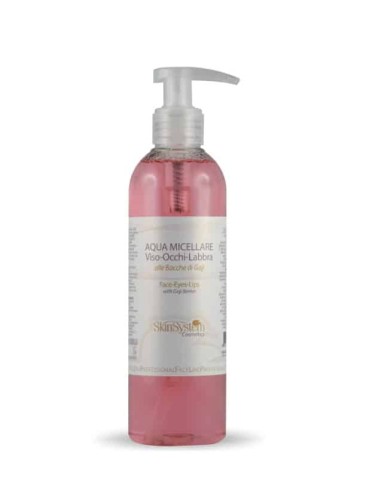 Skinsystem Aqua Micellare Bacche di goji viso occhi e labbra 250 ml