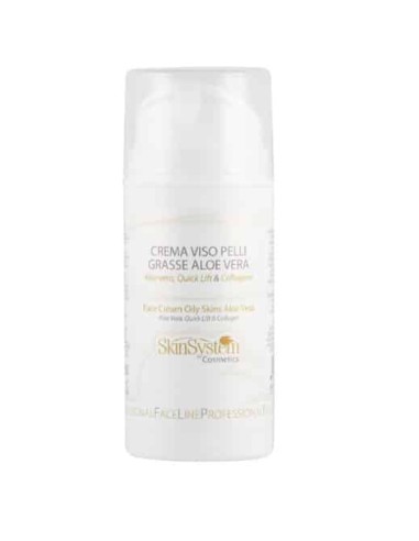 Skinsystem Crema viso pelli grasse aloe vera 100 ml