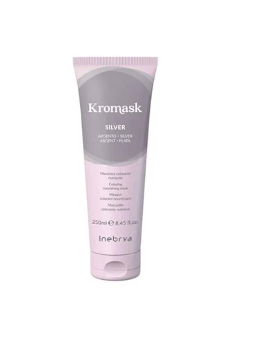 Inebrya Kromask Silver Maschera colorata nutriente argento 250 ml