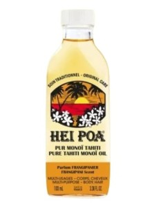 Hei Poa Olio di monoi pur monoï tahiti parfum frangipanier 100 ml